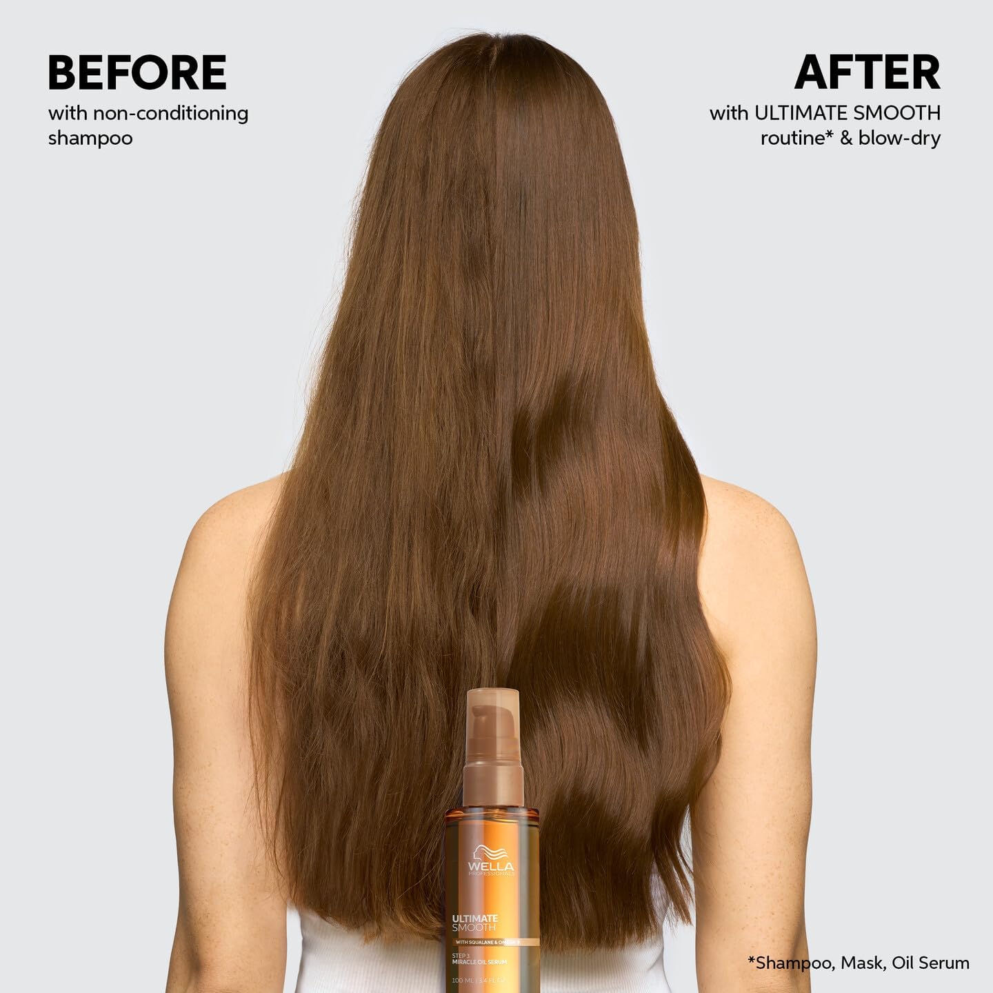 Wella MAKE IT SMOOTH ultimate smooth for hair smoothness that lasts up to 3 days