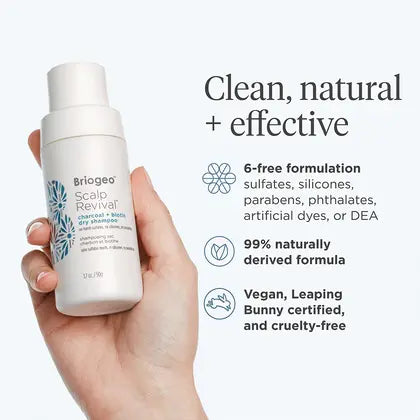 Briogeo SCALP REVIVAL charcoal+biotin dry shampoo 50g