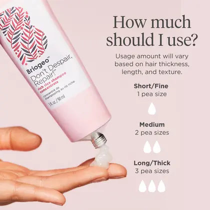 Briogeo DON’T DESPAIR REPAIR rich rice shampoo concentrate 90ml