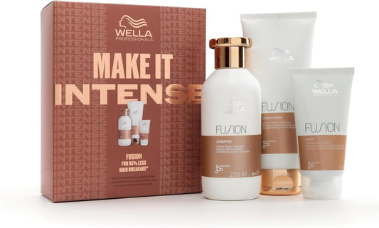 Wella MAKE IT INTENSE fusion for 95% less hair breakage