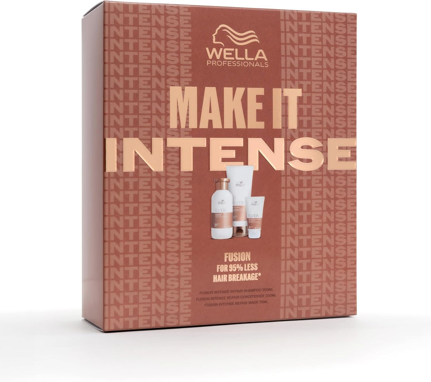 Wella MAKE IT INTENSE fusion for 95% less hair breakage
