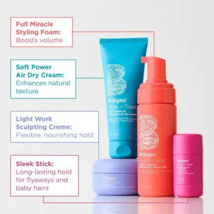 Briogeo Style + Treat Yuzu + Plum Oil Full Miracle Styling Foam 150ml