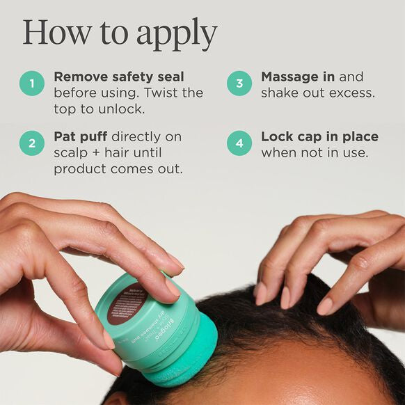 Briogeo Style + Treat Dry Shampoo Puff Transulcent 15g