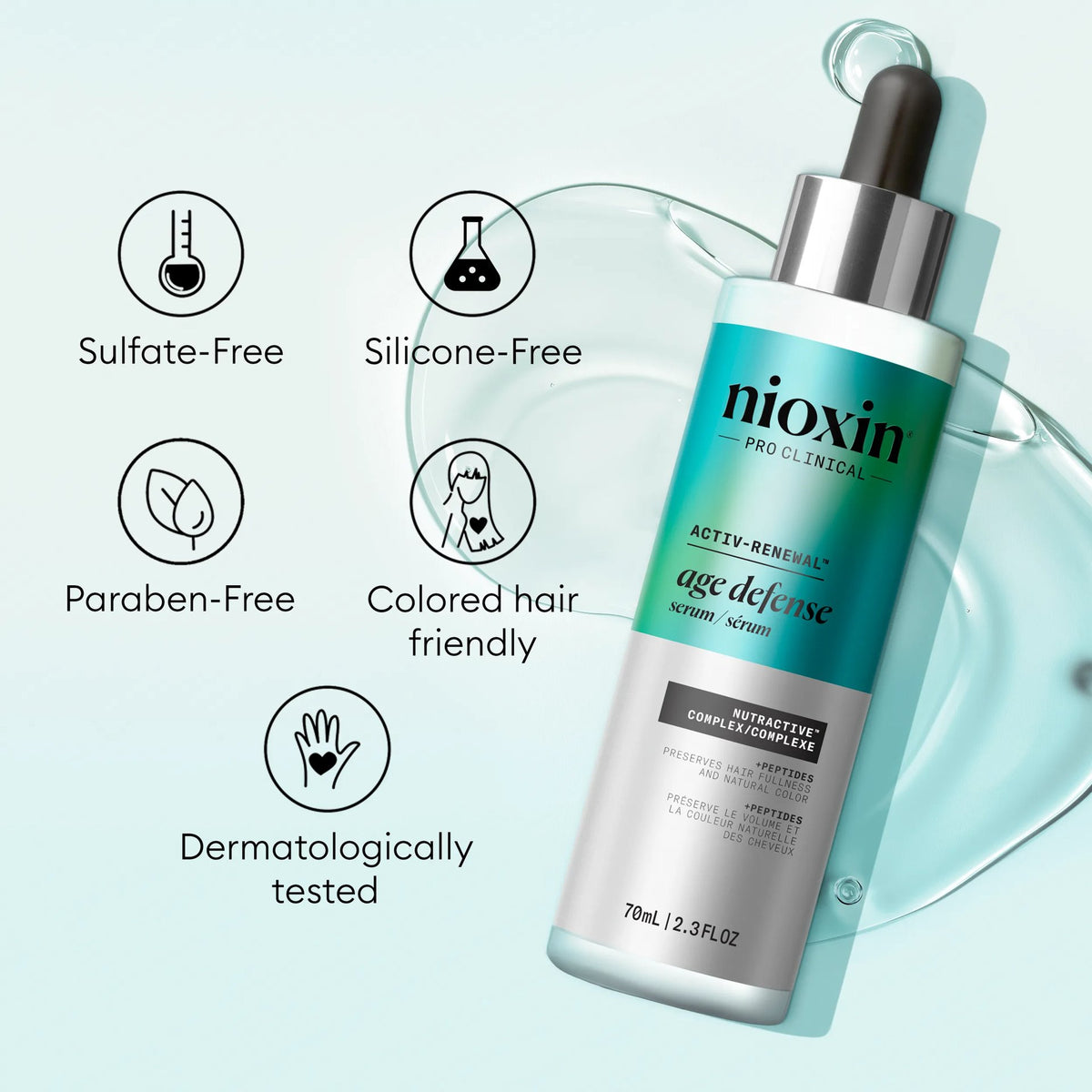 Nioxin Age Defense Leave-in Scalp Serum 70ml