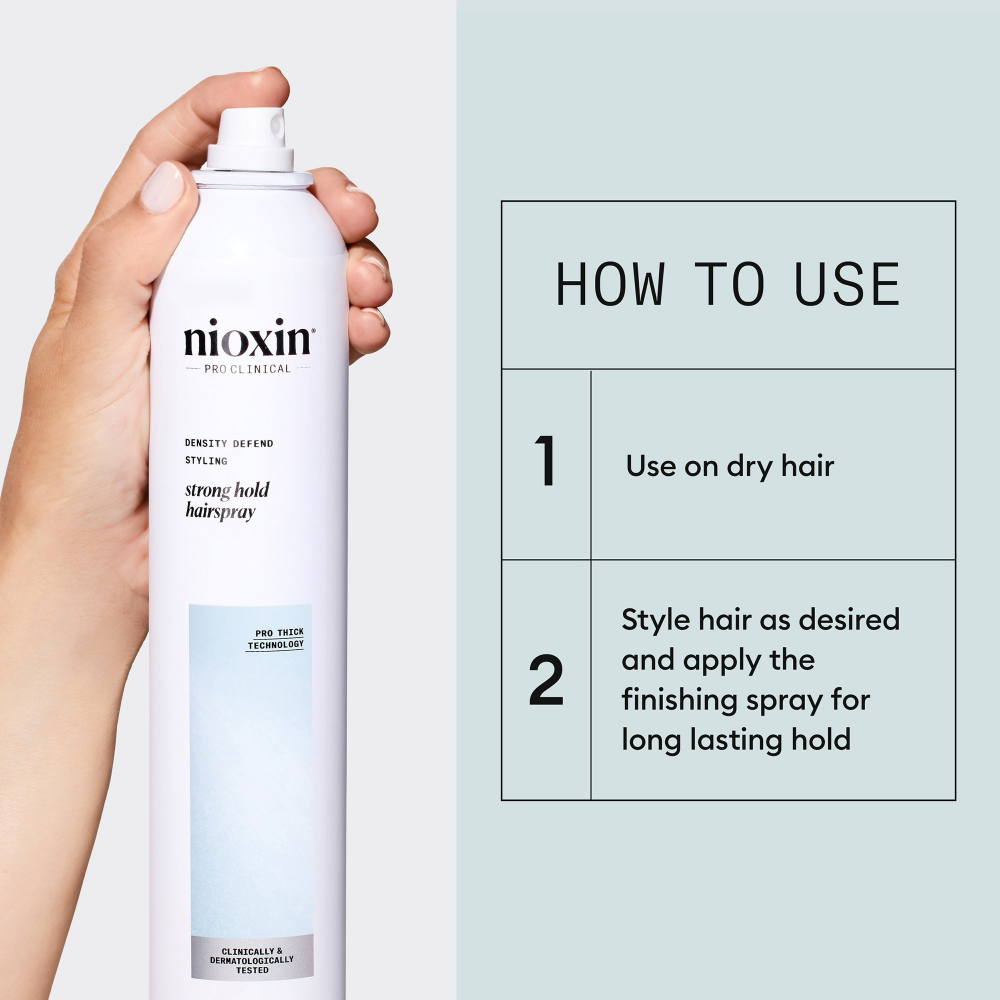 Nioxin Density Defend Styling Strong Hold Volume Hair Spray 300ml