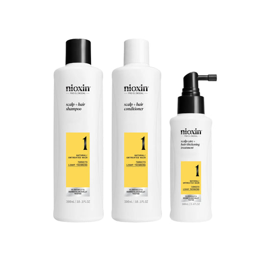 Nioxin Hair Thickening System Kit 1 - For natural hair with light thinning