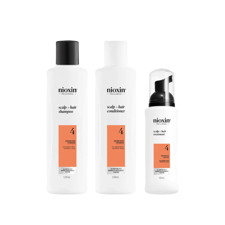 Nioxin Hair Thickening System Kit 4 - For coloured hair with progressed thinning